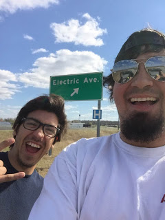 Rocking out on Electric Avenue